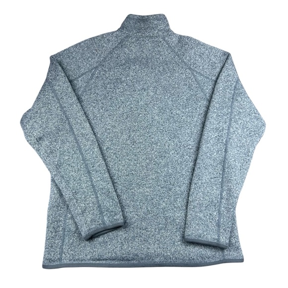 Patagonia Mens Better Sweater LARGE Gray 1/4 Zip Fleece Pullover Jacket Hiking - Picture 9 of 16
